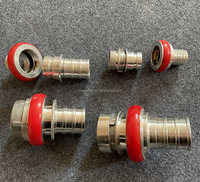 Raccords de tuyau en aluminium Machino de 40 mm/50 mm/65 mm/80 mm, raccords mâles et femelles, connexion rapide pour tuyau d'incendie