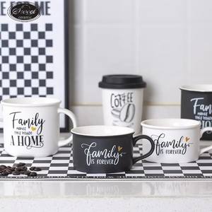 Juego de Tazas de Cerámica <span class=keywords><strong>con</strong></span> <span class=keywords><strong>Frases</strong></span> Familiares SWT, Estilo Esmaltado, Tazas para Café y Té, Logotipo Personalizado Disponible, para el Hogar, Cocina, Regalo, Vajilla - Product Image 1