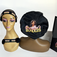 Sacs à perruque de luxe imprimés avec logo personnalisé, petits sacs cadeaux pour extensions de cheveux