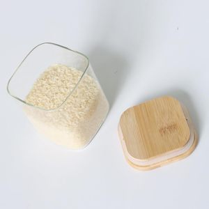 Airtight Bamboo Food <b>Storage</b> Container Eco-Friendly & Dustproof 800ml Capacity Modern Luxury Design - Product Image 5