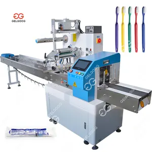 Automatic Chewing Gum Pencil Ball Pen Packaging Machine Flow Wrap Surgical Syringe Pen Packing Machine