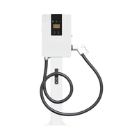 Chargeur rapide mural CCS2 DC 30 kW pour véhicules électriques, entrée 380 V, station de recharge pour véhicules à énergie nouvelle