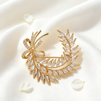 Broche élégante Seiko Motif Épis de Blé, Accessoire de Voyage, Breloque, pour Shopping en Ligne, Carnaval et Mariage