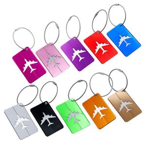 Accessoires de voyage personnalisés imprimés, cadeau de mariage, sublimation, étiquettes de bagages en métal personnalisées avec logo - Product Image 1
