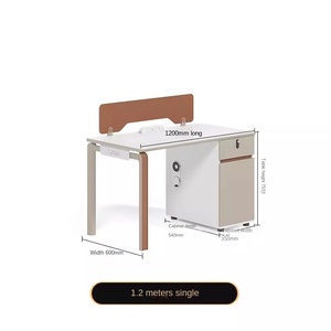Nội Thất Văn Phòng Hiện Đại Modular Bàn Văn Phòng 2 3 4 6 Người Văn Phòng Workstation Tủ Cho Nhân Viên Không Gian Bảng Khung - Product Image 6