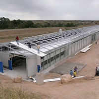 Granja Avícola Prefabricada con Diseño Moderno, Totalmente Automatizada y Ventilada con Túneles