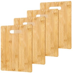 JQ Big 6 en madera personalizada para picar epicúreo 4 en 1 pizza de bambú pan en blanco grande madera de nogal tabla de cortar única - Product Image 1