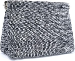 Men's Clutch Polyester Striped <b>Handbag</b> Young Men's Trendy Casual <b>Small</b> Zipper Closure Coin Purse Lightweight Portable - Product Image 1