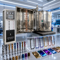 Équipement de revêtement PVD de qualité industrielle, solution clé en main écologique pour le revêtement automatique de montres par pulvérisation magnétron