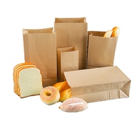 Sacs en papier kraft biodégradables pour aliments, emballage écologique avec votre propre logo, vente en gros en chine