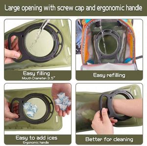 BSCI Factory Custom TPU BPA Leakproof Liter Reservoir Water Storage Hydration Bladder Bag with Insulated Tube, <b>backpack</b> drinking - Product Image 4