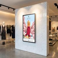 Pantalla Digital de Señalización de 32 Pulgadas y 800 Nits de Alto Brillo, Marco de Aluminio, Pantalla Publicitaria Android para Elevadores de Centros Comerciales