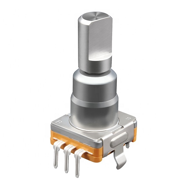 For EC11 Mini <strong>Rotary</strong> <strong>Encoder</strong> <strong>Switch</strong> <strong>11mm</strong> High Torque Detent 6mm Shaft Custom Volume Adjustment Vertical/Horizontal Mount