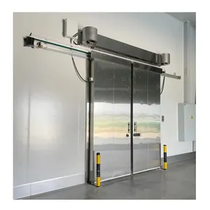 Automatic Industrial Cold Room Fabric Roll up Fast High Speed Door for frozen storage