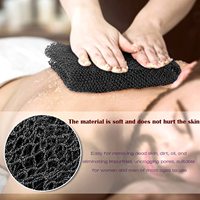 Éponge de bain africaine à marque privée, éponge filet longue africaine, exfoliant corporel pour la douche, éponge pour le dos, lissant pour la peau