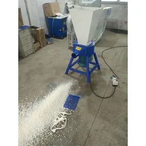 90kg h Automatic sponge grinder crusher vertical foam shredder chip shredder