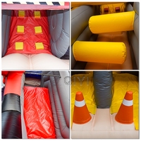 Château Gonflable Commercial en PVC de Qualité Supérieure, Capacité 500 kg, Taille Personnalisable, Maison de Rebond, Obstacle Excavateur
