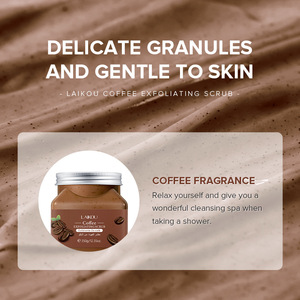 Blanchissant enlever la peau de poulet enlever l'acné gommage corporel lissant nettoyage en profondeur réparation exfoliant naturel café corps gommage 350g - Product Image 4