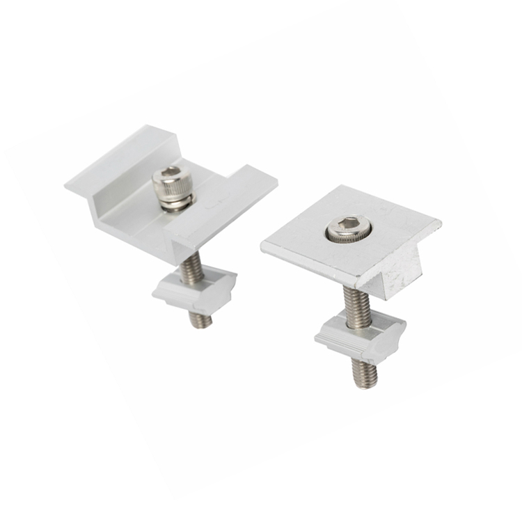 Средняя Pv быстрая алюминиевая энергия металлический заземляющий кровельный зажим солнечной панели