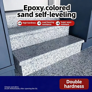 Pintura Epóxica Autonivelante para Pisos de Arena de Color Qihang, Fácil de Aplicar, Pintura Epóxica para Pisos de Arena de Color con Efecto Mármol - Product Image 5