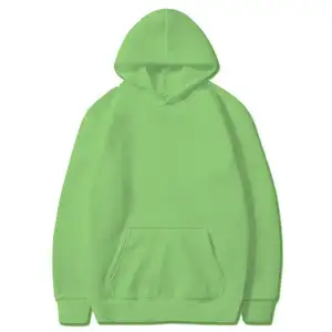 Manufacturer Streetwear Custom Sample Luxury Oversized Green Unisex Hoodie