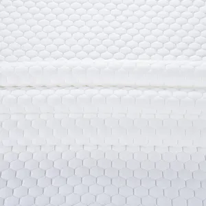 Tessuto materasso Jacquard all'ingrosso bianco 400 Gsm, tessuto materasso Jacquard 100 poliestere 40 bambù