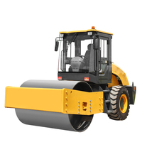 Rouleau compresseur à vibration simple de fabrication chinoise, 4, 6, 8 et 10 tonnes, équipement de construction routière, forte force de compactage