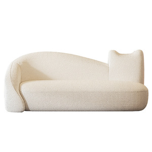 Juego de sofás color crema escandinavo de 170x80x78 cm, muebles modernos y cómodos para sala de estar - Product Image 3