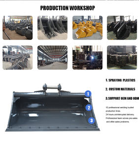 チルトローター付きミニショベルカスタマイズ可能ディガーグレーディングとトレンチバケット泥洗浄バケット付き - Product Image 3