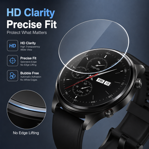 Pellicola Protettiva in Vetro Temperato HD 9H Trasparente con Strumento di Allineamento per <span class=keywords><strong>Huawei</strong></span> <span class=keywords><strong>Watch</strong></span> GT4 GT5 GT6 - Vendita all'Ingrosso - Product Image 3