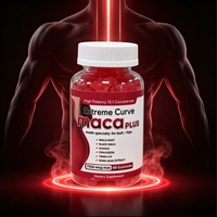 Complément Alimentaire Marque Blanche 60 Gummies Maca Plus Gommes de Maca Racine de Maca Noire Aguaje Fenugrec