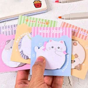 กระดาษโน้ตรูปการ์ตูนน่ารัก Cat Paradise คุณภาพสูง สำหรับนักเรียน ใช้ตกแต่งข้อความ ของใช้สำหรับการเรียนรู้ ต้อนรับเปิดเทอม - Product Image 4