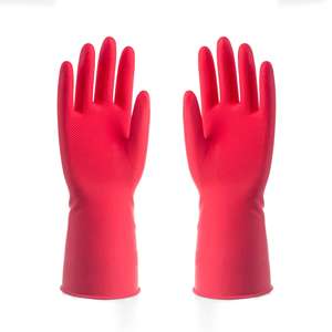 Guantes de látex personalizados para limpieza del hogar, manoplas grandes forradas de colores rojos CN;JIA FE-102 30cm <span class=keywords><strong>Feie</strong></span> - Product Image 2