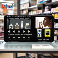 Máquina Expendedora de Perfumes Inteligente LIFUN, Dispensador de Muestras de Fragancias de Autoservicio, Pantalla Táctil de 10 Pulgadas, Pago con Tarjeta de Crédito, Metálica