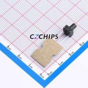 TSX06121-085B333DA-L2000 Tactile Switch Through hole,6.1x6.1mm Switch Single Pole Single Throw Round Button 1.8N 6.1mm - Product Image 2