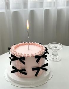スパイラルクリエイティブクリスマスボールレインボーキャンドル 誕生日ケーキ装飾 その他お祝いケーキ用プレミアムワックスデコレーションサプライ - Product Image 6