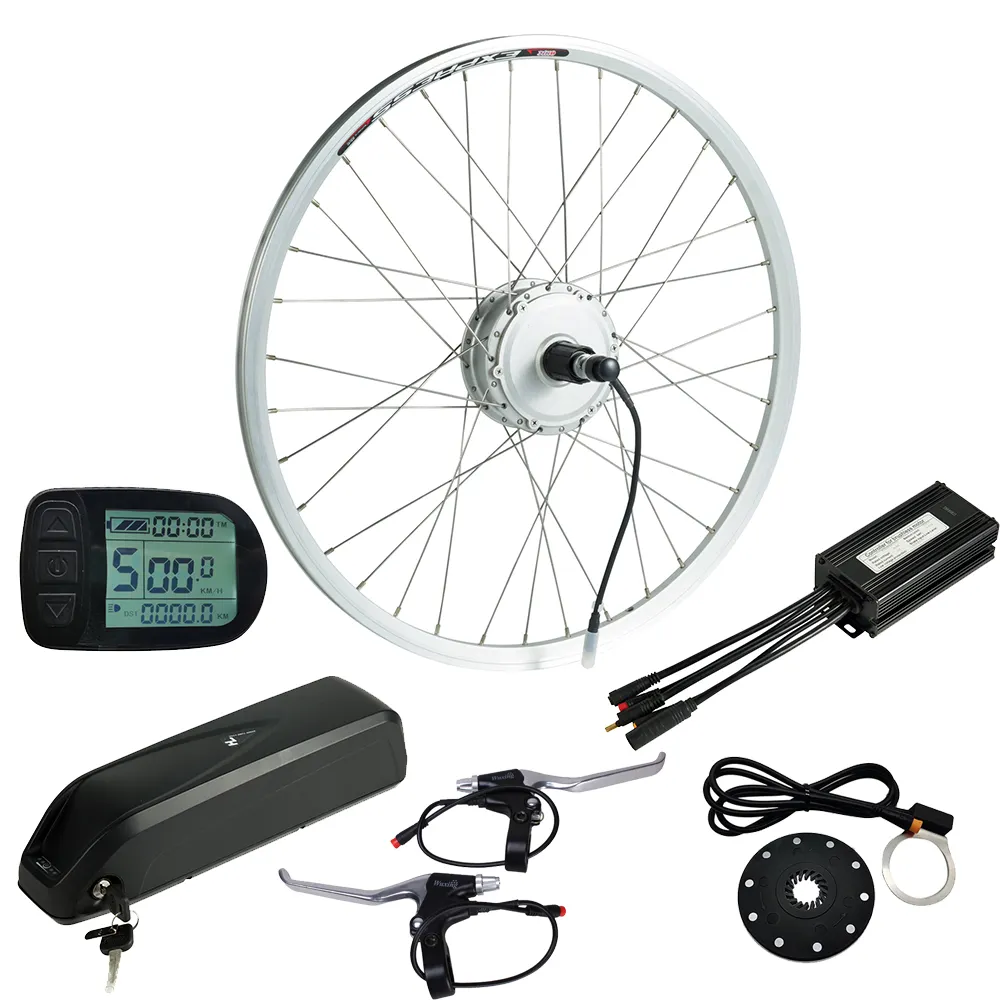 36V Hybrid Bike Electric Bicycle Conversion Kit Rear Wheel 26 E Bike