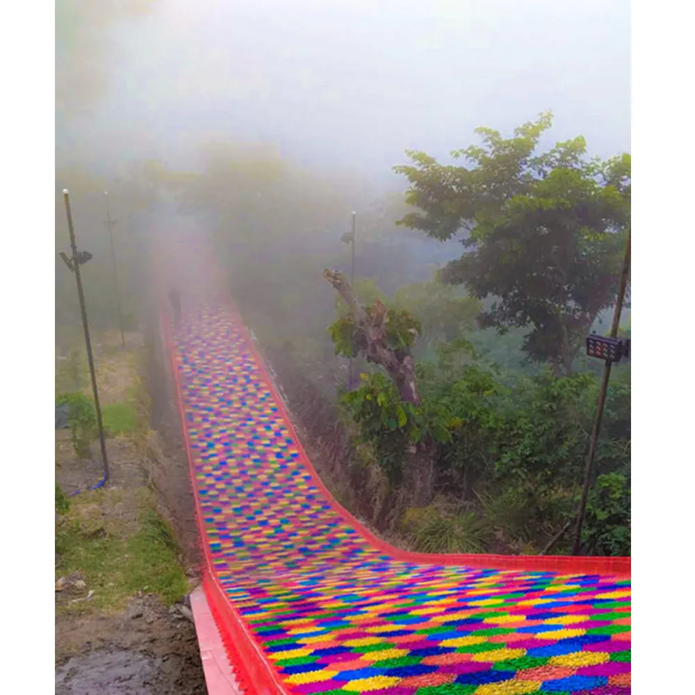 Outdoor Rainbow Slide Spielplatz Rainbow Slide für alle Jahreszeiten und allgemeine Wetter