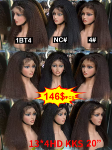 Promoción Letsfly: Peluca Frontal 13x4 de Encaje HD con Cabello de Bebé, Liso Rizado, 20 Pulgadas, 100% Cabello Humano, Venta al por Mayor, 250% 10A, 146$ - Product Image 4