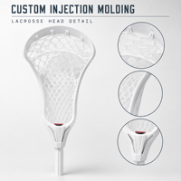 Produsen Cetakan Injeksi Plastik Bersertifikasi IATF 16949 untuk Desain Kustom Kepala Lacrosse Universal