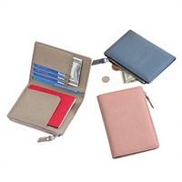 Portefeuille de voyage multifonctionnel en liège couleur unie, tendance, avec protection RFID pour passeport, billets et cartes