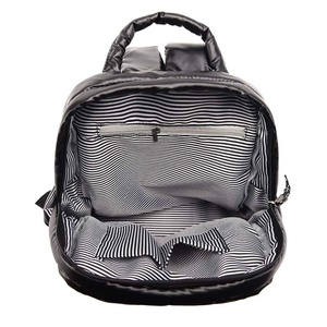 Metallic Quilted Lightweight Nylon <b>Backpack</b> Zipper Closure Water Resistant Fashion Daily Use All Seasons Women's - Product Image 5