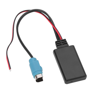 Câble <span class=keywords><strong>adaptateur</strong></span> <span class=keywords><strong>Bluetooth</strong></span> stéréo pour <span class=keywords><strong>autoradio</strong></span> de remplacement pour <span class=keywords><strong>Alpine</strong></span> KCE-236B DVA-9861/Ri CDE-9870R/RM - Product Image 6