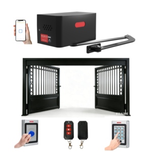 <span class=keywords><strong>Puerta</strong></span> Batiente de Aluminio de Instalación Rápida con Motor DC sin Escobillas, Capacidad de Carga de 250 KG, para Hogar, Gimnasio y Baño - Product Image 5