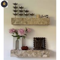 EV Personnalisé Salon Moderne Autre Meuble Plinthe Étagère Kunis Breccia Marbre Podium Mural Plinthe Marbre Étagère