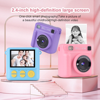 Kamera mainan hadiah anak-anak, kamera perekam Video Digital, Printer foto Mini portabel, kertas termal, kamera cetak instan untuk anak-anak