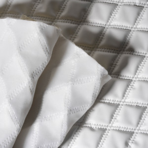 Korean Viral Bubble Grid <strong>PU</strong> <strong>Leather</strong> - Cloud Bag Material with Puffy Effect, Skin-Friendly &amp; Soft for Luggage &amp; Bags - Product Image 4