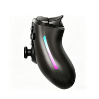 Manette sans fil pour PS4 avec plaque frontale magnétique, joystick à effet Hall, rétroéclairage RGB et fonctions macro