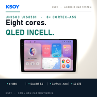 KSOY Android Radio Car Stereo Car Android Screen 10 Inch Radio GPS Navigation Bluetooth Multimedia Player