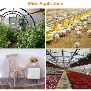 Greenhouse <b>Film</b> 8ft x 25ft 6mil Clear Polyethylene UV Resistant Replacement - Product Image 5